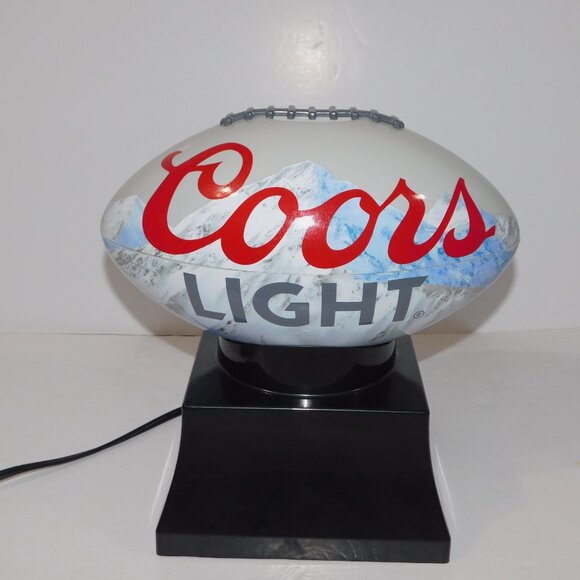 Coors Light Beer Football Shaped Koolatron Hot Air Popcorn Maker Man Cave - Picture 5 of 11